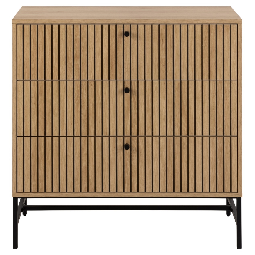 Cassettiera OLIVIA con cassetti in rovere