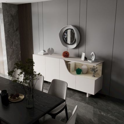 Cassettiera ORBIS 180x40 cm crema/beige