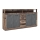 Cassettiera RUNA 190x96x32 cm marrone scuro/antracite