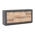 Cassettiera RUNEA marrone chiaro/antracite