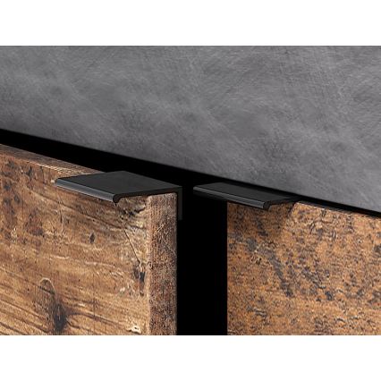 Cassettiera RUNEA marrone scuro/antracite