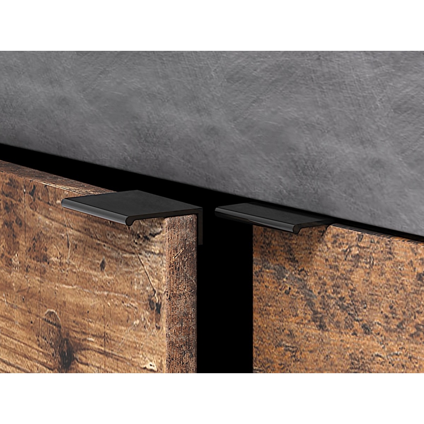 Cassettiera RUNEA marrone scuro/antracite