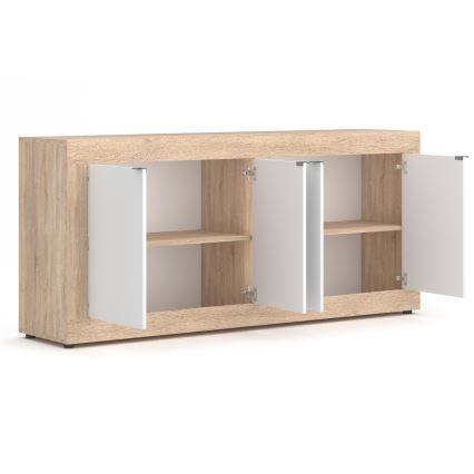 Cassettiera RUNEA rovere sonoma/bianco