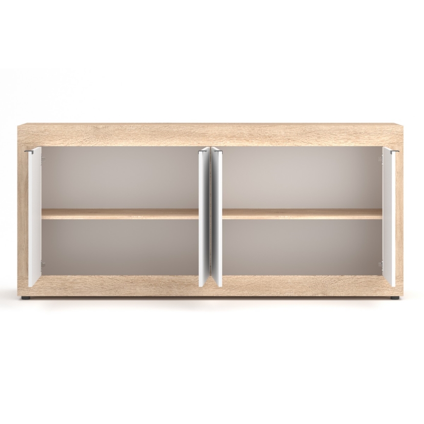 Cassettiera RUNEA rovere sonoma/bianco