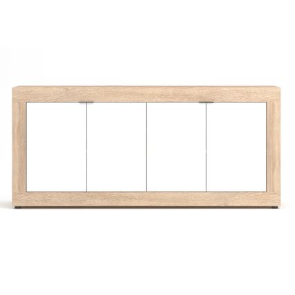 Cassettiera RUNEA rovere sonoma/bianco