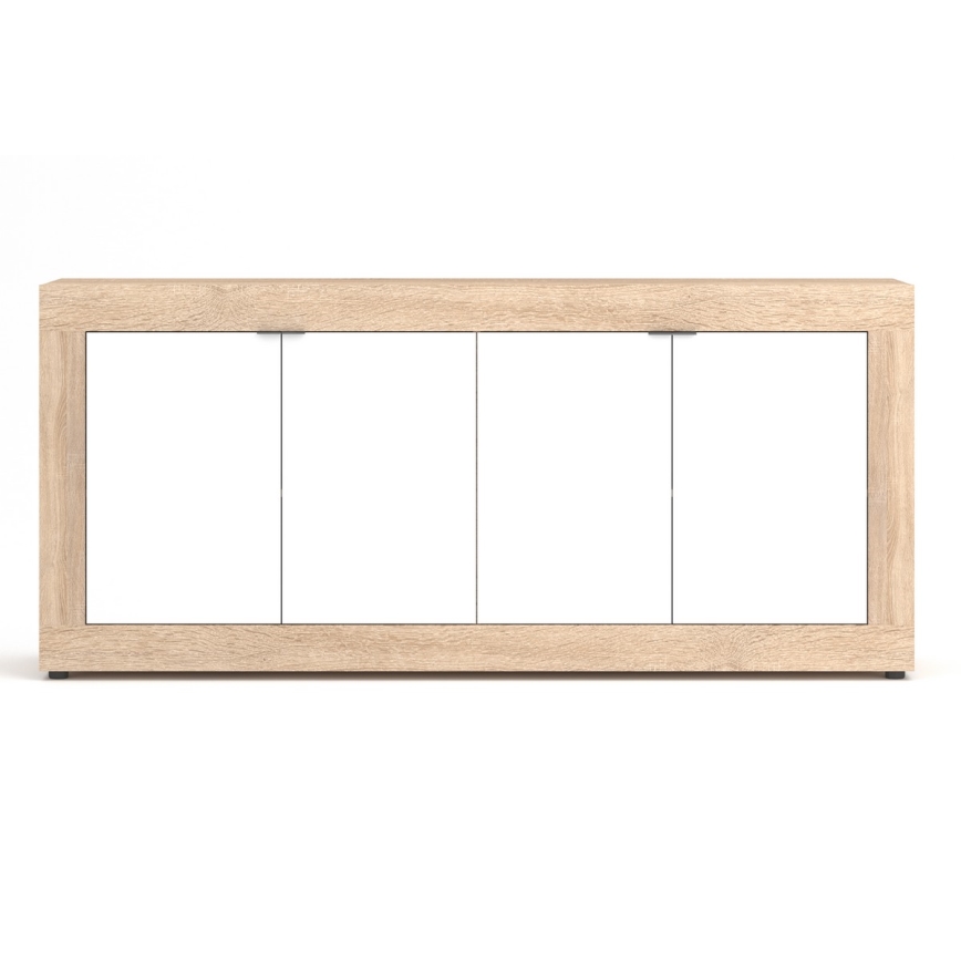 Cassettiera RUNEA rovere sonoma/bianco