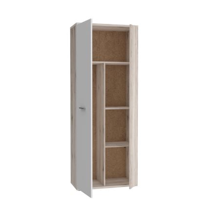 Cassettiera/Scarpiera SIMO bianco/taupe