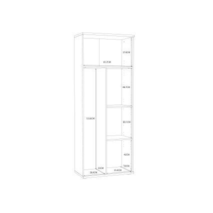 Cassettiera/Scarpiera SIMO bianco/taupe