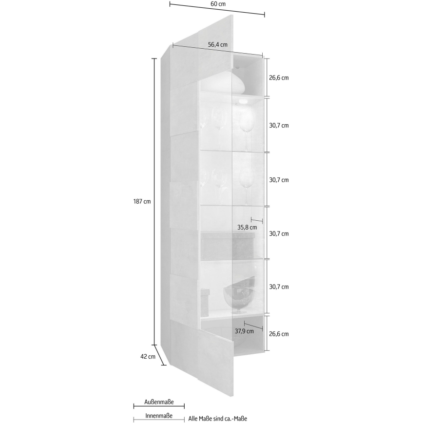 Cassettiera SERIAN bianca