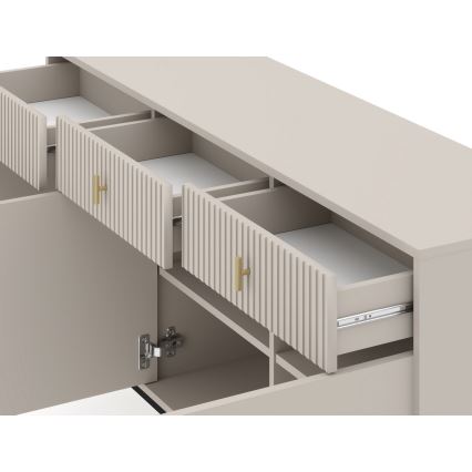 Cassettiera SUE beige/cashmere