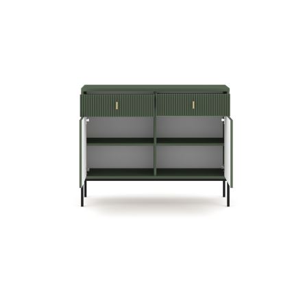 Cassettiera SUE verde/nera