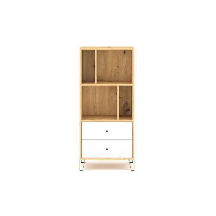 Cassettiera SULA rovere artisan/bianco
