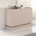 Cassettiera ZARPANT 120x75 cm beige/rovere Cremona