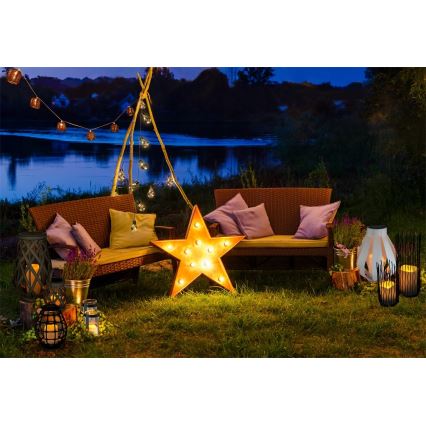 Catena decorativa a LED SMOLDER 5,3 m 20xLED/2,7W/230V