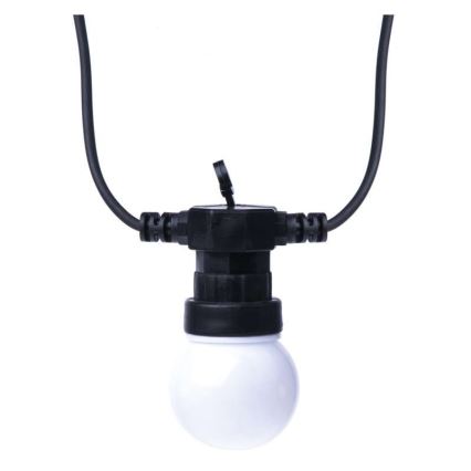 Catena decorativa LED da esterno 50xLED/10m IP44 bianco