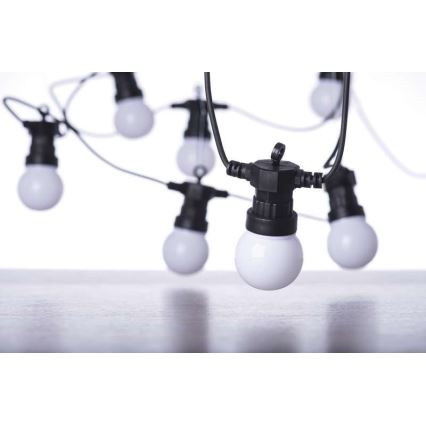 Catena decorativa LED da esterno 50xLED/10m IP44 bianco