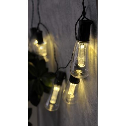 Catena decorativa LED EDISON 2,65 m 10xLED/2xAA