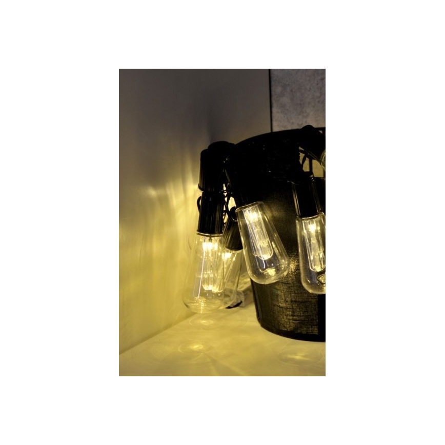 Catena decorativa LED EDISON 2,65 m 10xLED/2xAA
