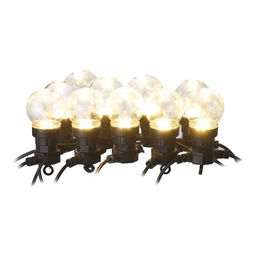 Catena decorativa LED per esterni 50xLED/10m IP44 trasparente