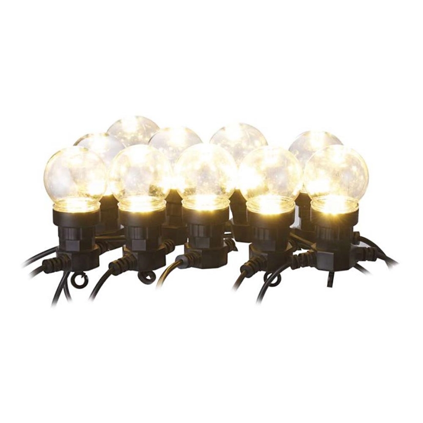 Catena decorativa LED per esterni 50xLED/10m IP44 trasparente