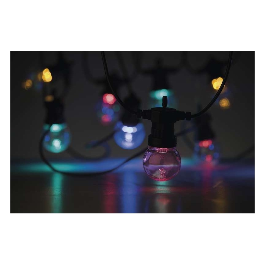 Catena decorativa LED per esterni 50xLED/10m IP44 trasparente