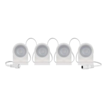 Catena decorativa LED RGBIC+CCT con illuminazione puntiforme GoSmart - espansione 4xLED/7W/230V 85 cm Wi-Fi Tuya