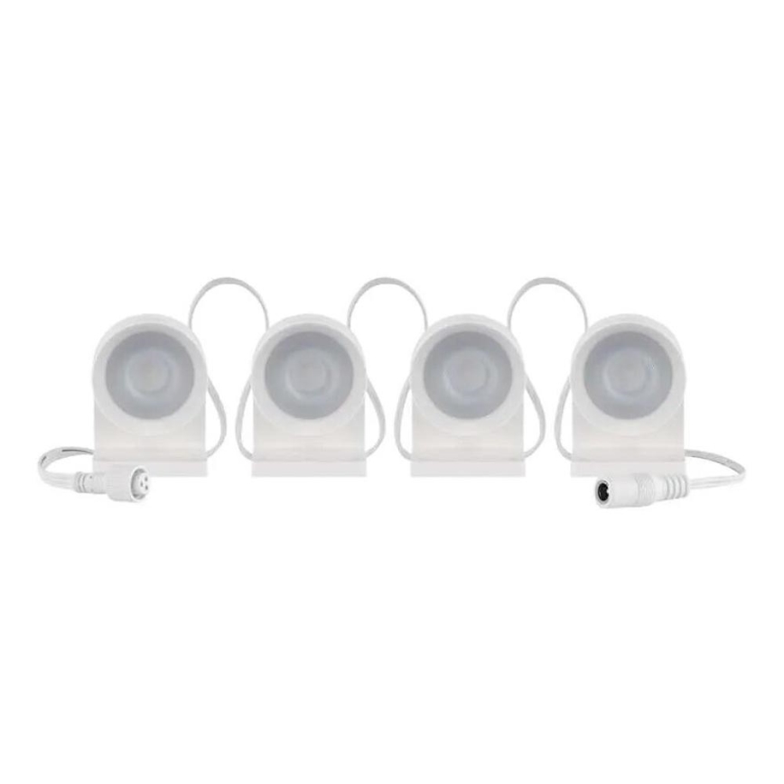 Catena decorativa LED RGBIC+CCT con illuminazione puntiforme GoSmart - espansione 4xLED/7W/230V 85 cm Wi-Fi Tuya