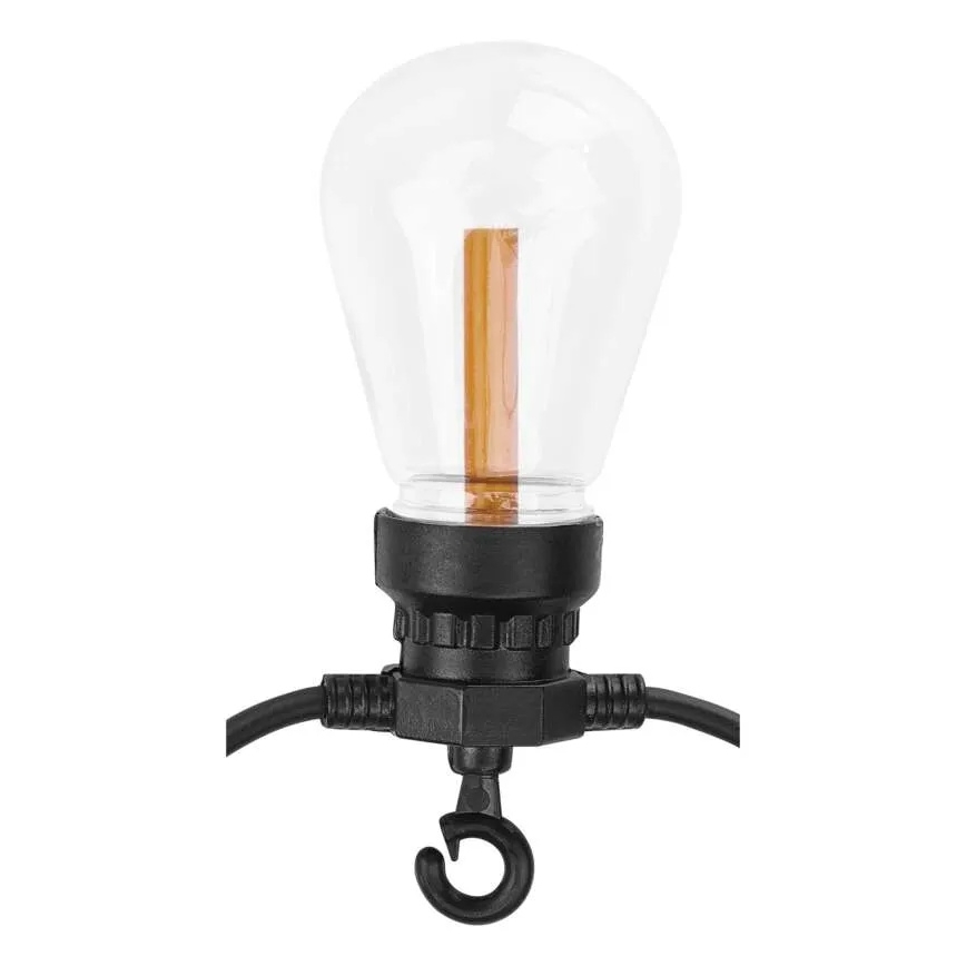 Catena decorativa solare a LED 10xLED/0,6W/1,2V 4,5m IP44 800 mAh