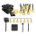 Catena decorativa solare LED 30xLED/8 funzioni 500 mAh 6,5 m IP67 bianco caldo