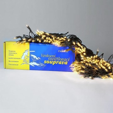 Catena di luci natalizia per esterni 80x1,5V/0,07A/27m IP44