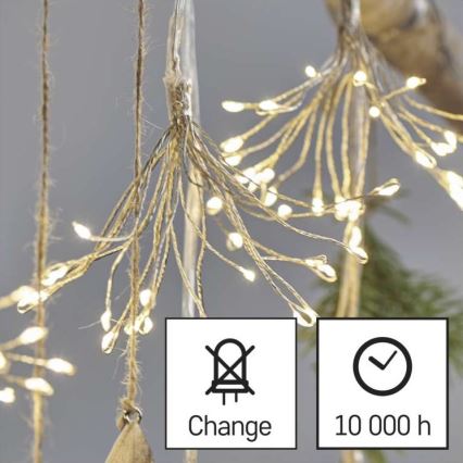 Catena di Natale LED 150xLED/5,35m bianco caldo
