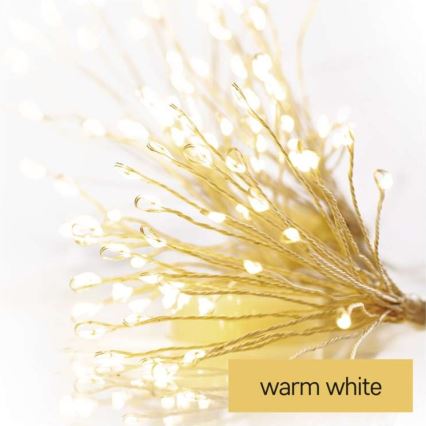 Catena di Natale LED 150xLED/5,35m bianco caldo