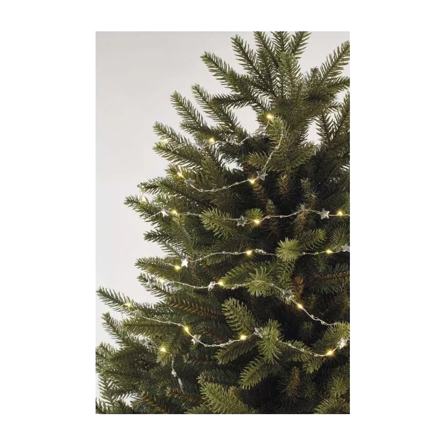 Catena di Natale LED 20xLED/2xAA 2,2 m bianco caldo