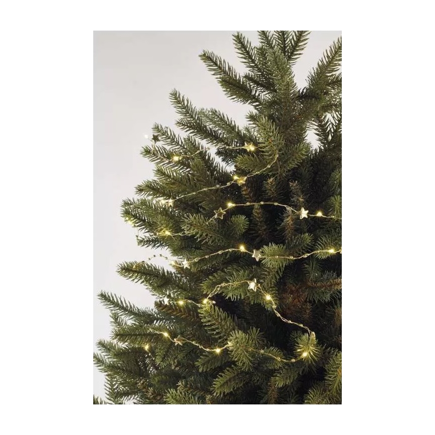 Catena di Natale LED 20xLED/2xAA 2,2 m bianco caldo