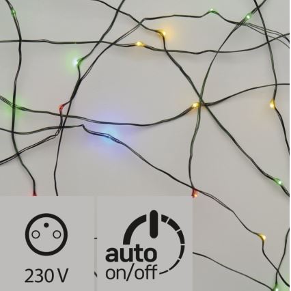 Catena di Natale LED da esterno 150xLED 20m IP44 multicolore