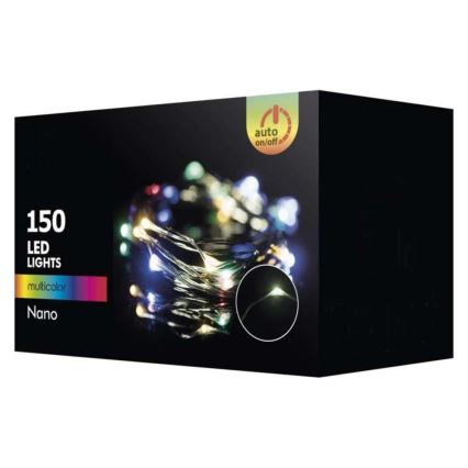 Catena di Natale LED da esterno 150xLED 20m IP44 multicolore