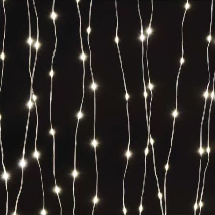 Catena di Natale LED da esterno 240xLED/8 funzioni 6,7 m IP44 bianco caldo