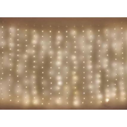 Catena di Natale LED da esterno 400xLED/8 funzioni 7,9 m IP44 bianco caldo