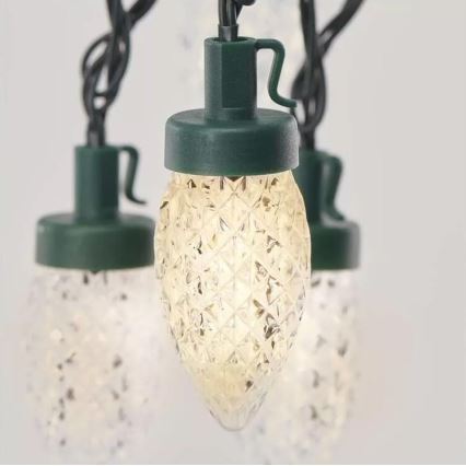 Catena di Natale LED da esterno 50xLED/8 funzioni 14,8 m IP44 bianco caldo