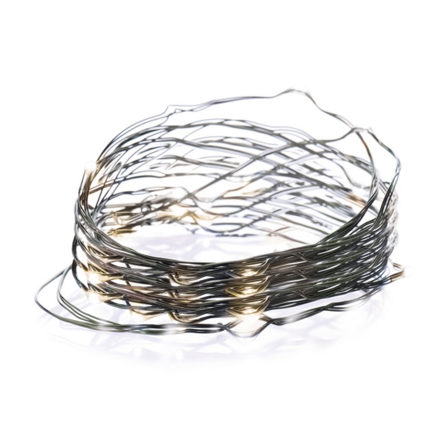 Catena di Natale LED da esterno NANO 150xLED 20m IP44 bianco caldo