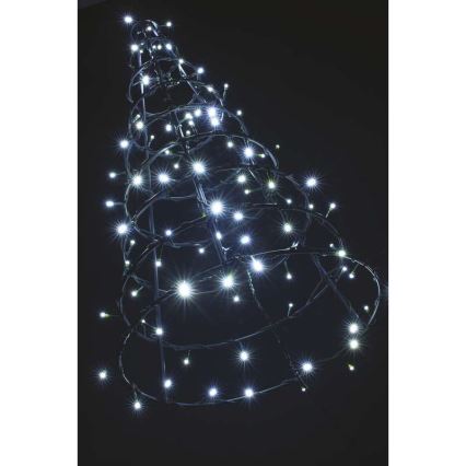 Catena di Natale LED Outdoor CHAIN 40xLED 9m IP44 bianco freddo