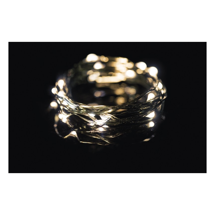 Catena di Natale LED Outdoor NANO 40xLED 9m IP44 bianco caldo
