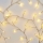 Catena LED 100 LED, alimentazione 3× AA, 2,7 m, bianco caldo