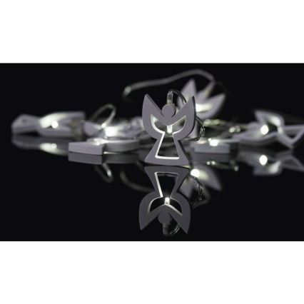 Catena LED CHAIN 10xLED/2xAA 1,85m bianco caldo