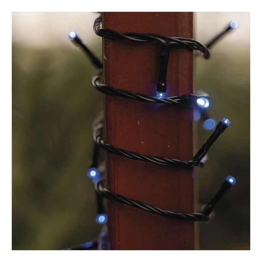 Catena LED da esterno 100 LED/10 m IP44 blu