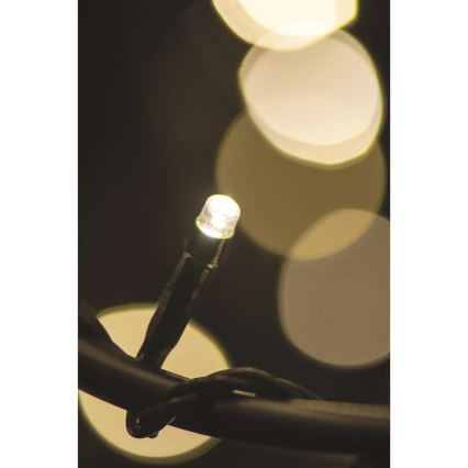 Catena LED da esterno 80xLED/13m IP44, bianco caldo