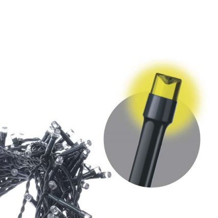 Catena LED da esterno 80xLED/13m IP44, bianco caldo