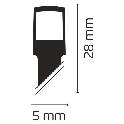 Catena LED da esterno 80xLED/13m IP44, bianco caldo