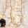 Catena LED da esterno CLUSTER — 1152 LED, 8 funzioni, 12 m, IP44, bianco caldo