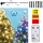 Catena LED da esterno natalizia 100xLED 10m IP44 bianco caldo/multicolore + TC